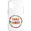 Funny Hawaiian Nerdy Tacky Tourist Dress Custodia per iPhone 16 Tacky Tourist Day Costume Idea Tacky Tacky Tacky