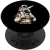 Astronaut Galaxy Space Planet Galaxy Uni Astronauta Papà E Figlio Spazio Esterno Pianeti Galassia Astronomia PopSockets PopGrip Adesivo