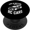 Funny RC Car Gifts for Men and Women RC Auto Telecomando Auto da Corsa RC PopSockets PopGrip Adesivo