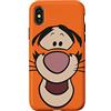 Disney Winnie the Pooh Tigro Face Bright Orange Custodia per iPhone X/XS