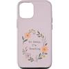 Go Away I'm Reading - Cute Bookish Readi Custodia per iPhone 12/12 Pro Vai via, sto leggendo Floral Book Lover Reader