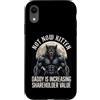 Gattino Divertente Meme Del Lupo Mannaro Custodia per iPhone XR Not Now Kitten Daddy Is Increasing Shareholder Value