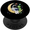 Astronaut Galaxy Space Planet Galaxy Uni Astronauta Libro di Lettura Pianeti Alieni Galaxy Universo Bambini PopSockets PopGrip Adesivo