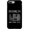Brooklyn NY Souvenir Shirts Custodia per iPhone 7 Plus/8 Plus Brooklyn NY Vintage Sport Blu Retro Testo
