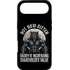Gattino Divertente Meme Del Lupo Mannaro Custodia per iPhone Air Not Now Kitten Daddy Is Increasing Shareholder Value