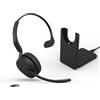 Jabra Evolve3 65 Cuffie con microfono singole wireless Bluetooth, MS Teams, USB-A