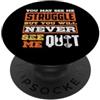Funny Fitness Gym Quotes & Personal Trai Lotta ma non mi vedrai mai smettere di motivare la palestra PopSockets PopGrip Adesivo