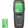 RDINSCOS MT28 - Misuratore di umidità per legno, senza perni, per pareti, tronchi, roulotte, legna da ardere, 4 modalità, lettore di umidità non distruttivo, rilevatore di muffa, con display LCD a