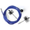 IL INDUSTRIA DI LEIVI ULTRABRUSH B | Kit pulizia canna fumaria stufa a Pellet. 2 Scovoli Spazzacamino flex. Compatibile con ogni tipo di canna fumaria. Filo d'acciaio rivestito ultra robusto e scorrevole. (6 metri)