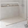 KOES - Piatto Doccia in Resina Serie NILO - 120x140 - Crema RAL 1013