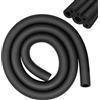 BEASAFY Isolamento dei tubi, in gomma, isolamento dei tubi, 1,8 m, in schiuma morbida, colore nero, isolamento dei tubi, attrezzatura da fitness, tubo di rame (diametro 13 mm)