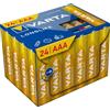 VARTA Pile AAA, confezione da 24, Longlife, Alcaline, 1,5V, ideale per telecomandi, sveglie, radio, orologi da parete, imballaggio riciclato al 90%, Made in Germany