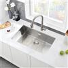 BoomHoze Lavello Cucina in Acciaio Inox, 70x40cm, lavello cucina 1 vasca