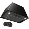 Klarstein Cappa Aspirante a Incasso, Cappa Cucina con Filtro, Cappa Aspirante Cucina in Alluminio, Cappa Incasso con Flusso d'Aria 439m³/h, Illuminazione LED, Timer, Cappa Aspirante Filtrante