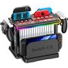 Gersker Supporto di Organizzazione per Switch 2/OLED con Caricatore Joycon, Base di Archiviazione per Switch 2025 con Dock TV, Luce RGB Base di Ricarica Magnetica Joycon con Porta Schede Gioco (16 Slot)
