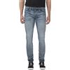 Buffalo David Bitton Jeans da Uomo Max Skinny Denim, Indaco baffuto e contrastato, W36 / L34