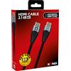 Konix Cavo HDMI 2.1 per Nintendo Switch 2 - Compatibilità 4K e 8K - Nylon intrecciato - Lunghezza 1,8 m - Nero