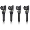 HISUEKIG 4Pcs Tpms Sensori di Monitoraggio della Pressione dei Pneumatici | Monitora accuratamente e Alta Precisione, Tpms Sensor per Ford B-Max C-Max Ecosport Fiesta Focus Mondeo