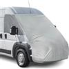 MRWiZMS Fiat Ducato 2016-2023 + 2006-2023 Telo Copri Parabrezza | Typ 250 | Ab 2006 | Copri Parabrezza Fiat Ducato Tessuto Oxford 600D Anticondensa In Inverno e Protezione Solare in Estate
