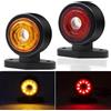 NWpangu 2 x 20 LED Luci di Posizione 12V Luci Laterali a LED Laterali Indicatore Ingombro per Camion Rimorchio Furgoni.(Rosso&Ambra)