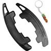 HIBEYO Estensione del bilanciere del cambio per auto, adatto per Jaguar XE XFL F-Pace Shift Paddles adatto per Land Rover Discovery 5 Range Rover Sport Velar Vogue Evoque Evoque, accessorio per