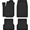 Hobbycar Tappetini in gomma adatti per Opel Zafira B 2005-2012, 4 pezzi, nero