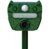 B BestCon Repellente ad ultrasuoni per gatti da giardino | Repellente solare USB per animali IP45, 5 modalità, contro gatti, cani, uccelli, volpi, martore e ratti.