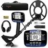 DR.ÖTEK Metal detector per adulti, rivelatore professionale impermeabile oro aggiornato modalità Pinpoint e terreno, kit di metal detector professionale con avvio con un clic, alta precisione, 6