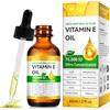 Auoiuoy Olio Di Vitamina E Per Viso & Pelle, 75,000 Iu| 2 Fl Oz 100% Pure E Natural Bio Body Vit E Oil,Rafforza E Idrata La Crescita Di Unghie,Cicatrici,Cuoio Capelluto,Sopracciglia E Ciglia - Base Vegetale