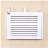 NOYHHAV Scaffale da parete per router senza punzonatura, per appendere al muro, con porta wifi, per televisori, con ripiano magico (bianco, 37 x 28 x 10 cm)