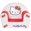 Tataway Poltroncina Hello Kitty per Bambine - Sedia da Cameretta Ergonomica e Sfoderabile, Design Rosa e Bianco con Personaggio Ufficiale Sanrio, Comfort e Stile per Arredo Infantile