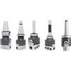 GIBQDNSPW Un set MT2 MT3 MT4 C20 C25 BT30 BT40 NT30 NT40 R8 M10 M12 M16 + F1 50 testa di alesatura da 12 mm per fresatrice utensile (senza asta di alesatura, MT4(M16)-F1-12)