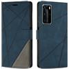 SONWO Custodia a portafoglio per Huawei P40 Pro / P40 Pro Plus Cover in TPU per Huawei P40 Pro / P40 Pro Plus, Blu