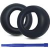 umvowuxa PS5 Cuscinetti Auricolari di Ricambio per Sony PS5 Pulse 3D Wireless - Pelle Morbida e Schiuma Memory Foam, Compatibili con Playstation 5(Nero)