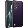 HAFFAN Custodia Cover Protettiva per Cellulare per Redmi Note 11 Pro (4G) / 11 Pro 5G / 12 Pro (4G) / 11E Pro (6.67 inches), Stile Similpelle - Viola scuro
