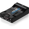 Aolirot Adattatore Scart a Hdmi Convertitore Scart a HDMI con Cavi SCART e HDM Supporta Switch di Uscita Full HD 720P/1080P Compatibile per monitor HDTV/Projektor STB/VHS/PS3/Lettore DVD