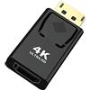 SZJUNXIAO Adattatore DisplayPort a HDMI Adattatore da Displayport a HDMI, Adattatore da DP a HDMI Maschio a Femmina, Supporto Audio Risoluzione 4K*2K Convertitore per Lenovo, Dell, HP e Altre Marche