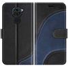 BoxTii Cover per Xiaomi Redmi Note 9 / Redmi 10X 4G, Custodia in PU Pelle Portafoglio per Xiaomi Redmi Note 9 / Redmi 10X 4G, Magnetica Cover a Libro con Slot per Schede, Nero