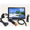 IOCOMANDO Monitor a colori da 10,1 pollici 16:9, TFT LCD Full HD 1024 x 600 BNC/AVI/VGA/ingresso HDMI, compatibile con PC, DVD, TV, telecamera di sorveglianza e telecamera di backup