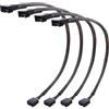 Cable Matters Confezione da 4: Cavo di Prolunga per Ventola PWM, 30 cm | PC-compatibile, PC fa prolunga cavo, PWM fa cavo, 4-pin maschio a femmina