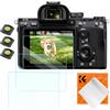 K&F CONCEPT 3 Pellicole Protettive Compatibile con Sony A7 III A7C A9 A1 | Include 3 coperture hot shoe con livella a bolla e 1 panno, compatibile con serie A7, A9, A1, RX e ZV - PF19