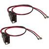 tomzz Audio 7134-001 Adattatore per altoparlanti (set di 2) a DIN compatibile con Mercedes BMW Smart Porsche MINI VW