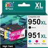 st@r ink Starink 950XL 951XL - Cartucce Multipack Compatibili con HP 950 951 XL Officejet Pro 8600 8610 8100 8615 8616 8620 8625 8630 8640 8660 251dw 276dw (1 Nero, 1 Ciano, 1 1 Magenta, 1 Giallo)