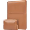 AOOSU Pollici Custodia Laptop, 13.3/14 Pollici Laptop Sleeve, Sottile, con Supporto Regolabile e Piccola Borsa per Trasporto, Compatibile con Adatta Laptops Notebook, HP, Acer, Asus (Marrone)
