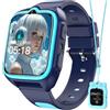 Blackview Smartwatch Bambini con 13 Abitudini, 30 Giochi, 139 Carte Inglesi, Audiolibri Inglesi, Contapassi, Torcia, Sveglia, Fotocamera Touch HD, Video, Lettore Musicale, Smartwatch per Bambini