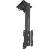 Drall Supporto da soffitto nero per monitor LCD LED TV PC - tetto inclinato Camper Truck pieghevole VESA 75 100 Modello: L87B