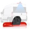 Hodozzy Doppia Telecamera Posteriore per FIAT Ducato 2006-2018/Peugeot Boxer 2006-2018, Telecamera per Terza Luce di Stop, Visione Notturna a IR, Impermeabile IP67, Angolo Regolabile, con Linea di Retromarcia