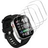 Anoowkoa 4 Pezzi Pellicola Protettiva per Amazfit Bip MAX 50mm Vetro Temperato Pellicola Schermo Intero Trasparente Compatibile con Amazfit Bip MAX
