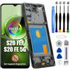 DTD Display LCD per Samsung Galaxy S20 Fe Display per Galaxy S20 Fe 5G LCD Touch Screen Digitazer Assembly di Ricambio con Kit di Riparazione (Nero con Cornice, Senza riconoscimento delle Impronte