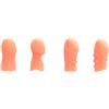 CoundCo Kit 4 Pezzi Penis Extender in Silicone - Anelli Penis e Manschette con Texture Stimolante per Ritardo Eiaculazione